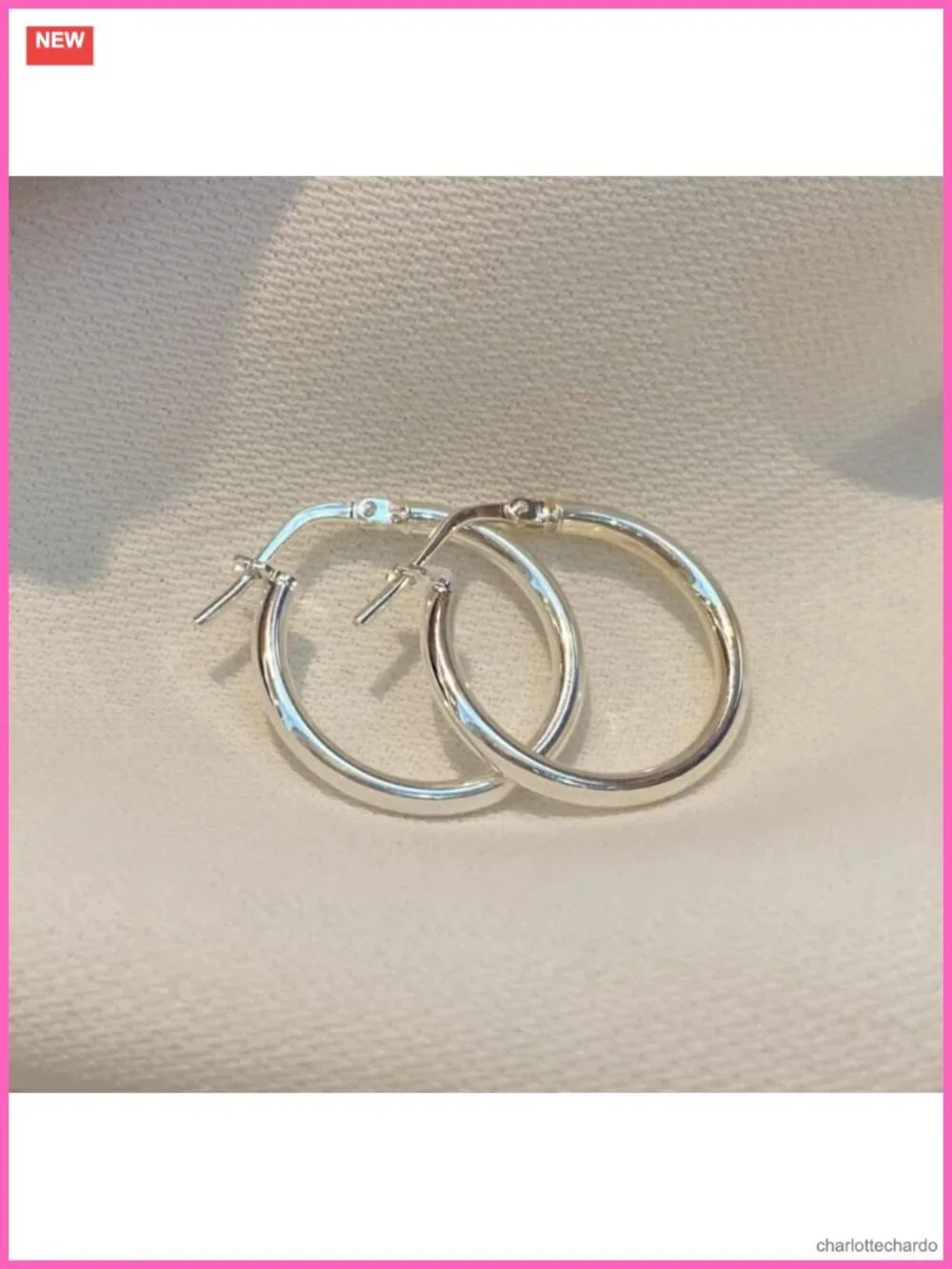 14k Gold Plated Hoop Earrings Set Hypoallergenic Stainless Steel Huggie